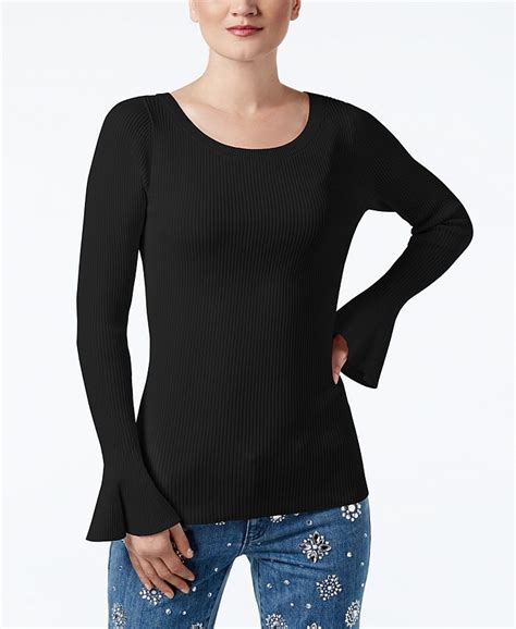 michael kors bell sleeve chain sweater|The Perfect Women's Designer Sweaters .